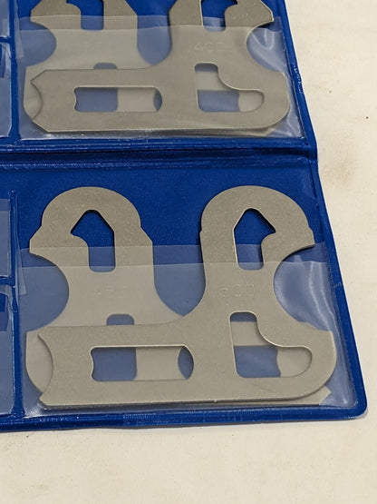 26 pc Radius Gage Set: Steel, 0.01 to 0.5" Radius 615-4126