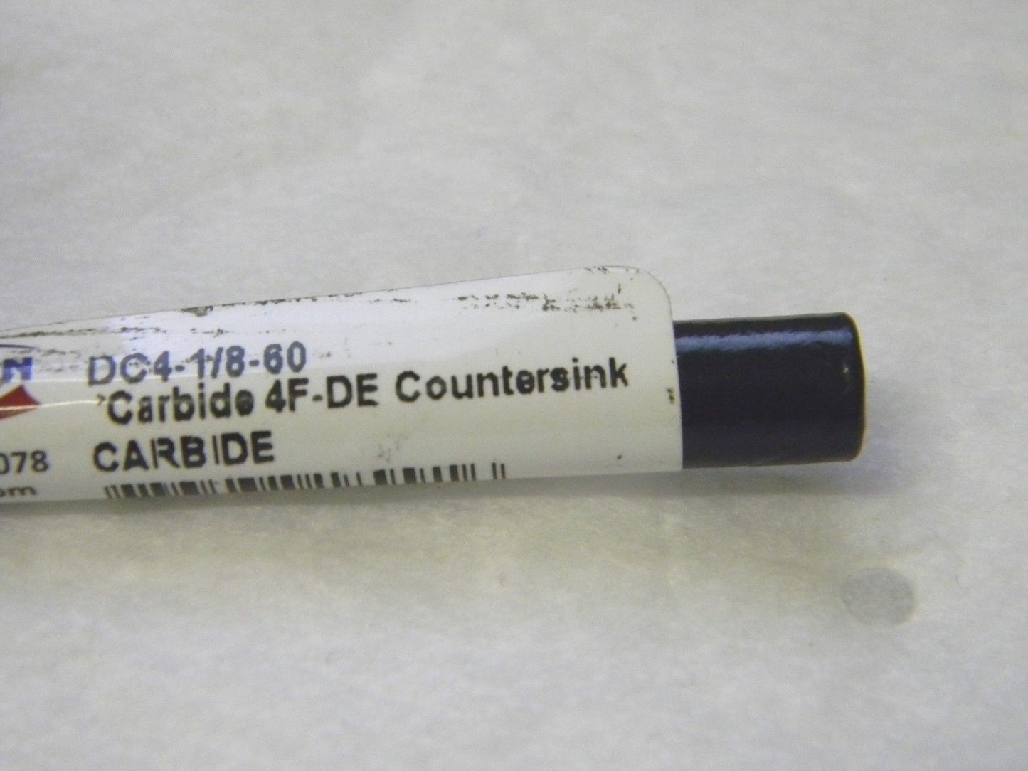 Melin Countersinks 1/8" x 1/8" x 1-1/2" 4FL Carbide 60° DC4-1/8-6