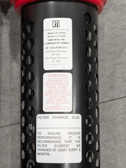 RTI Eliminizer 1" 150 SCFM Air Dryer/Filter Unit 3P-150-P08-DCI