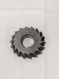 Double Angle Milling Cutter: 90 °, 2-3/4" Dia, 1/2" Width, 1" Arbor 328-6211