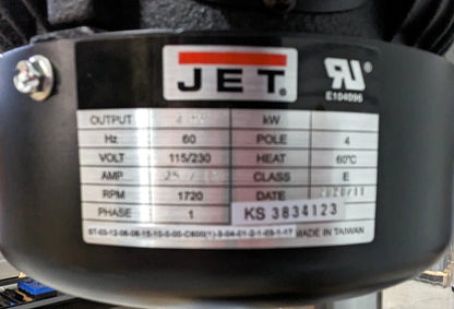Jet Drill Press JDP-20-VS-1  FWD/REV  3MT  115 &amp; 230V  354230  Scratch &amp;