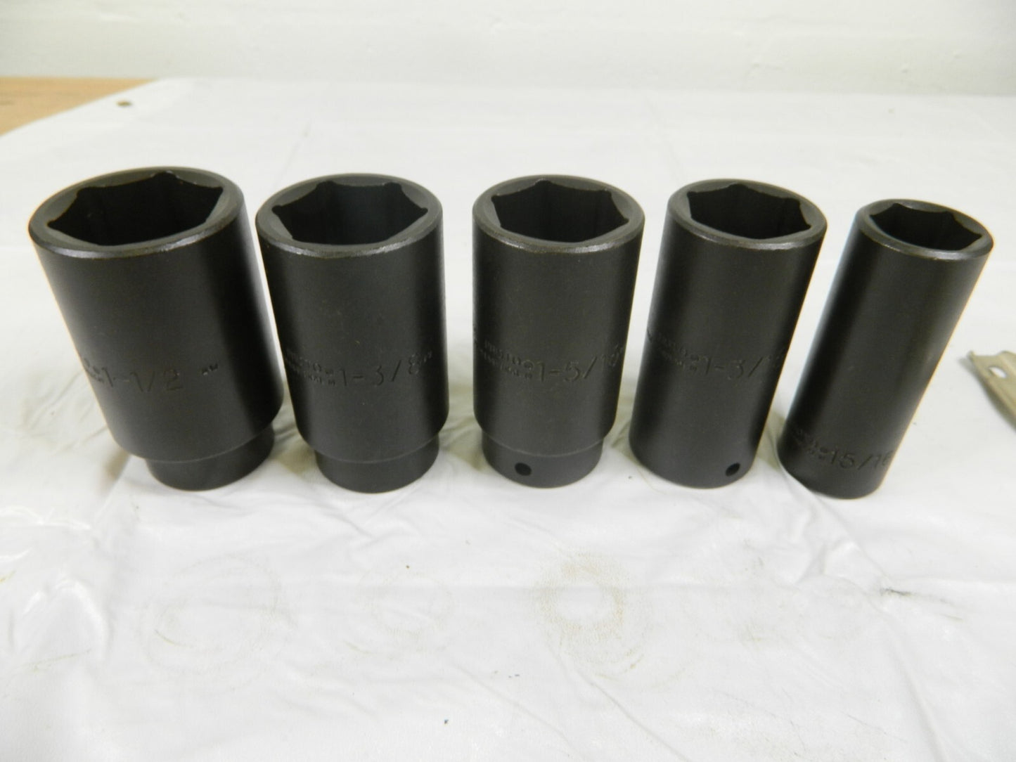 PROTO Deep Impact Socket Set: 14 Pc 3/8 to 1-1/2" Socket J74116 INCOMPLETE