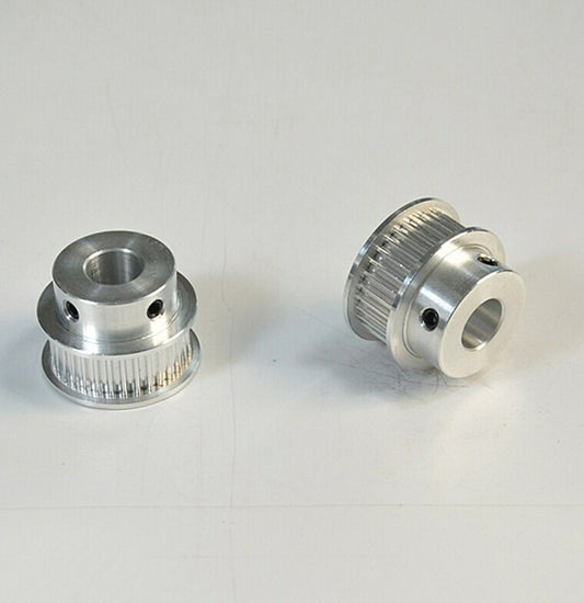 Power Drive 16 Tooth 1/4" Inside x 1" Outside Diam Timing Belt Pulley QTY 5