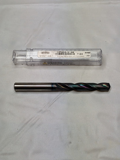 OSG Jobber Length Drill Bit: 5/16″ Dia, 140 °, Solid Carbide HP255-3126