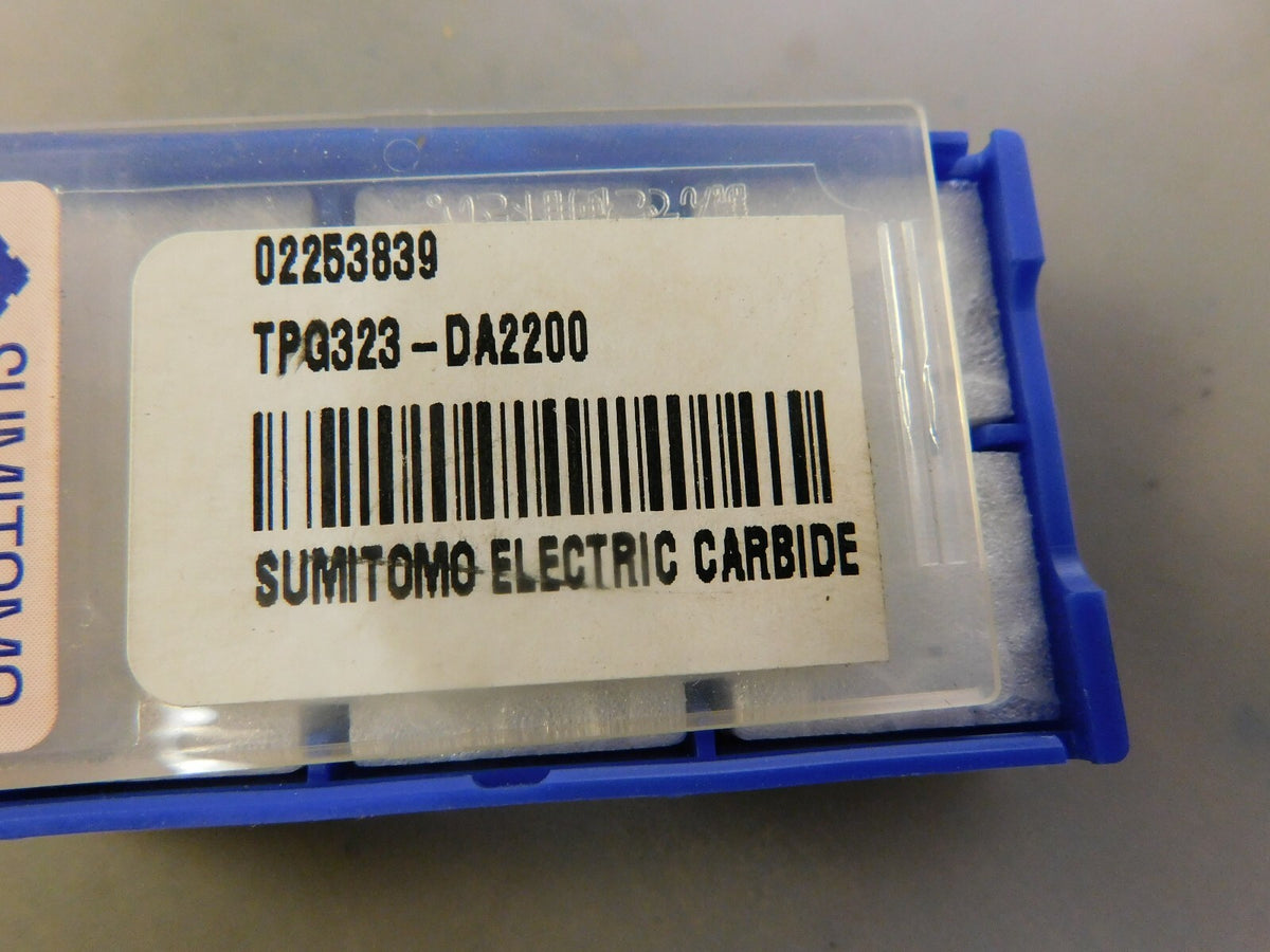 Sumitomo TPG323 Grade DA2200 Polycrys Diamond (PCD) Turning Insert 16CD356
