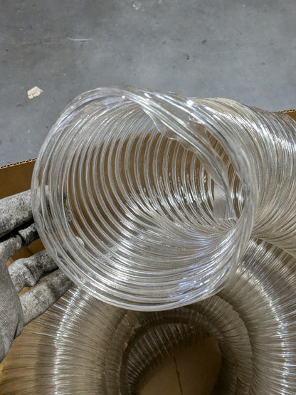 Hi-Tech Duravent CVD Clear PVC Blower Duct Hose 25 Ft. x 6 In. 202106002025