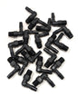 Nylon Single Barbed 90deg Elbow  1/4" Barb x 1/8" MNPT Black   L2-4BN   *QTY 20*