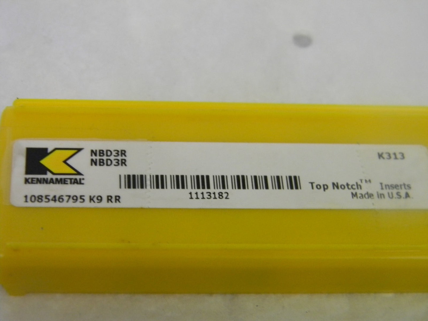 Kennametal Carbide Grooving Insert NBD3K313 0.1949 Cutting Width Qty-3 1113182