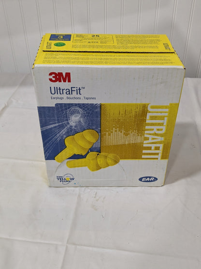 3M Earplugs: 25 dB, Foam, Flanged, Push-In, Corded Qty 50 7000002322