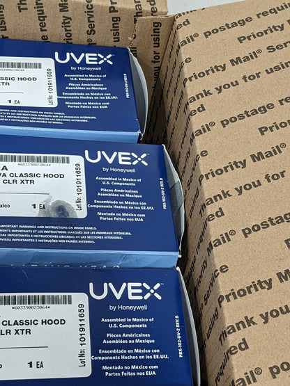UVEX Safety Goggles CLEAR LENS HOODED CLASSIC GOGL-UVX Qty 3 S350