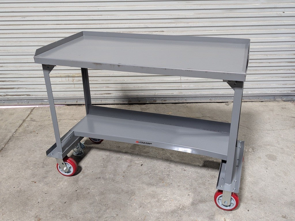 Little Giant Heavy Duty Mobile Work Bench 48" W x 24" D x 36" H 3