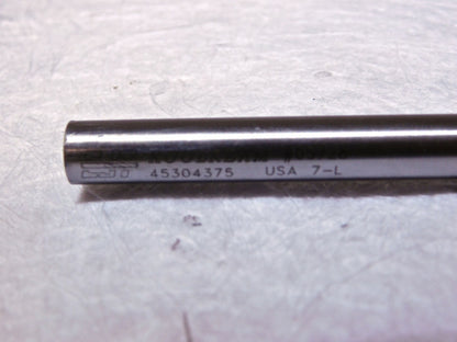 CJT Carbide Tipped Spiral Chucking Reamer 7/16 Dia 4Fl 7 OAL 45304375 USA
