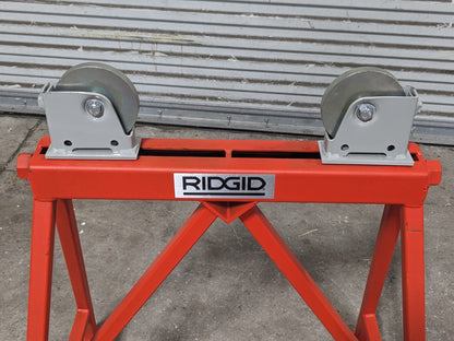 Ridgid Pipe Stand w/ Adjustable Steel Roller Heads 1/4" to 36" Capacit