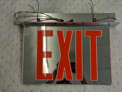 Encore Lighting LED Edge Lit Exit Sign Recessed Mount SC6953