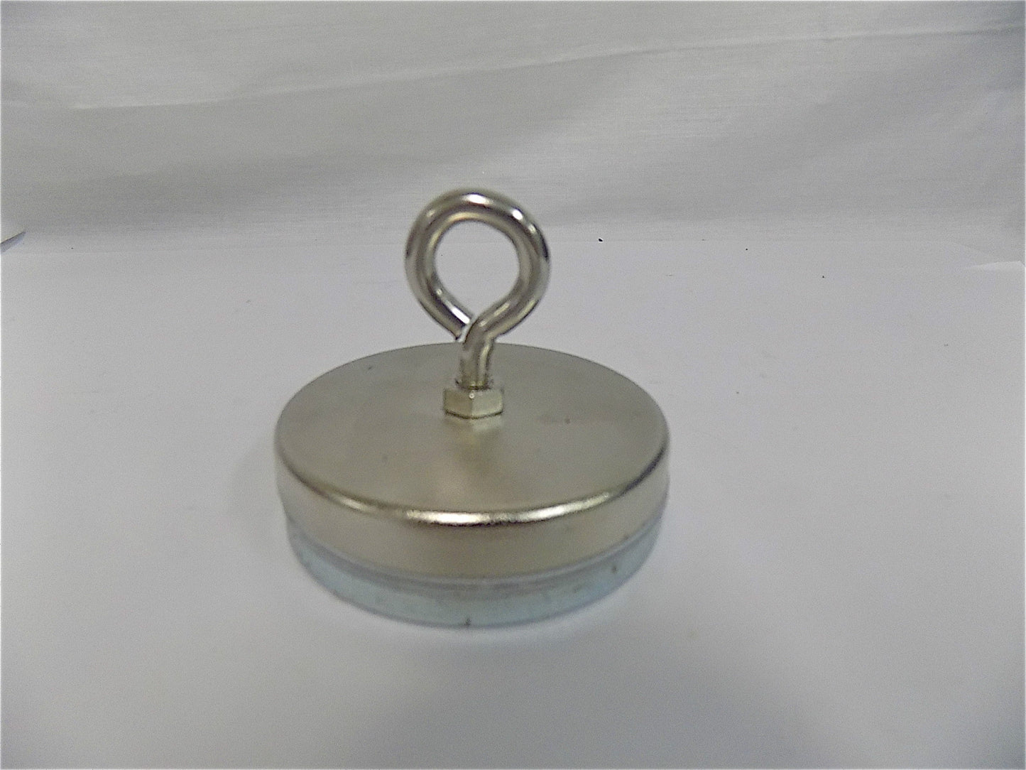Eclipse Mag Shallow Pot Magnet With Loop 2.62" Diameter 1" Height  QTY 2  E691