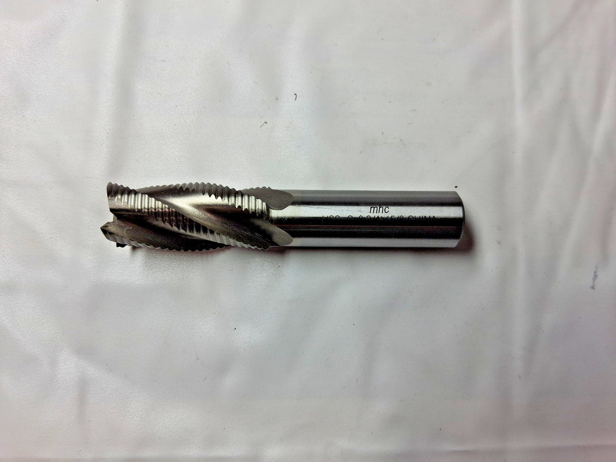 Single End Cobalt Roughing End Mill 3/4" Dia 4FL 51867489