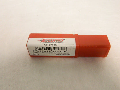 Accupro 3/4 Mill Diam 3-7/8 OAL 3FL Powdered Metal Square End Mill 39530