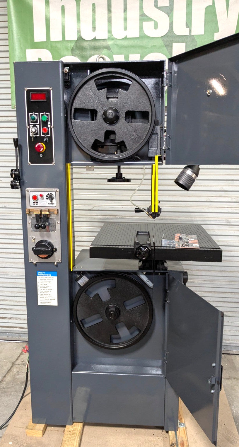 DAKE V-16 Vertical Bandsaw - 220/440V 3PH  2HP 987030  *Shipping Damage*