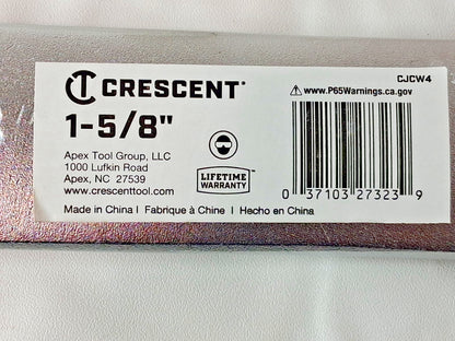Crescent Combination Wrenches 1-5/8" Head Size 15 deg Offset 14848220