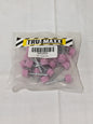 Tru-Maxx Mounted Point: 3/8" Thick, 1/8" Shank Dia, 80G Qty 25 W184-PINK