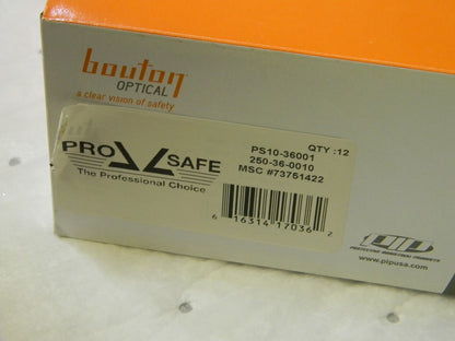 Pro-Safe Clear Anti-Fog Frameless Safety Glasses Qty 12 PS10-36001