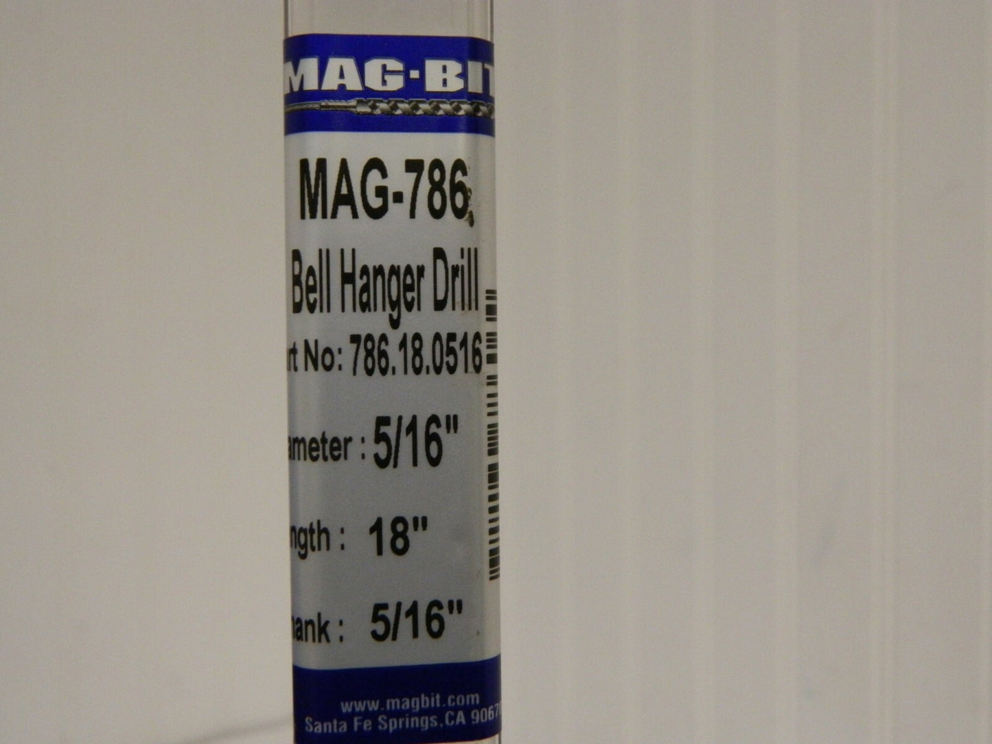 MAGBIT High Carbon Steel Bell Hanger Drill MAG786 5/16" x 18" Qty 2 78