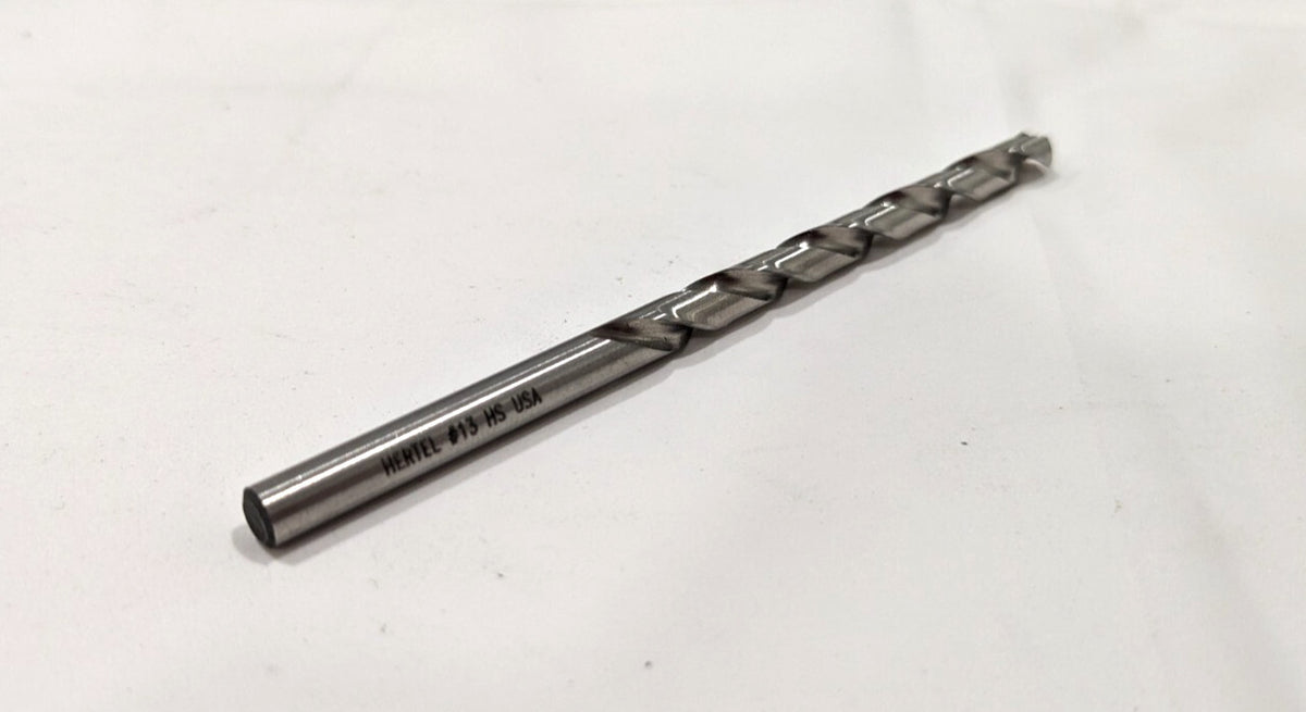 HERTEL  Jobber Length Drill Bit #13 (0.1850")  118deg HSS 85703908 *12 PACK*