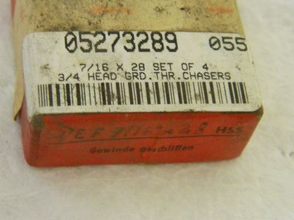 Professional CFM33 HK10 Chasers 3/4" Die Head 7/16" x 28 Set of 4 #052
