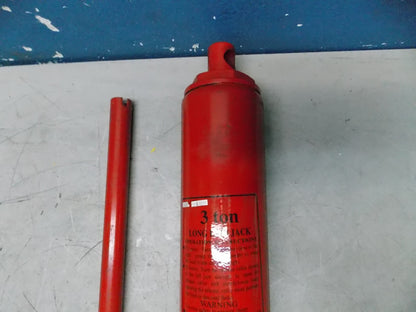 Professional Hydraulic Ram Jack 3 Ton Load Capacity 24.8" to 44.6" Hei