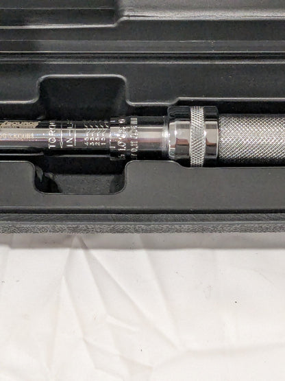 Pro-Source Micrometer Type Ratchet Head Torque Wrench: 1/4" Drive PRO-SARO050IN