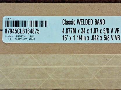 Lenox Welded Bandsaw Blade 16ft Long x 1-1/4" Wide x 5 to 8 TPI 87945CLB164875