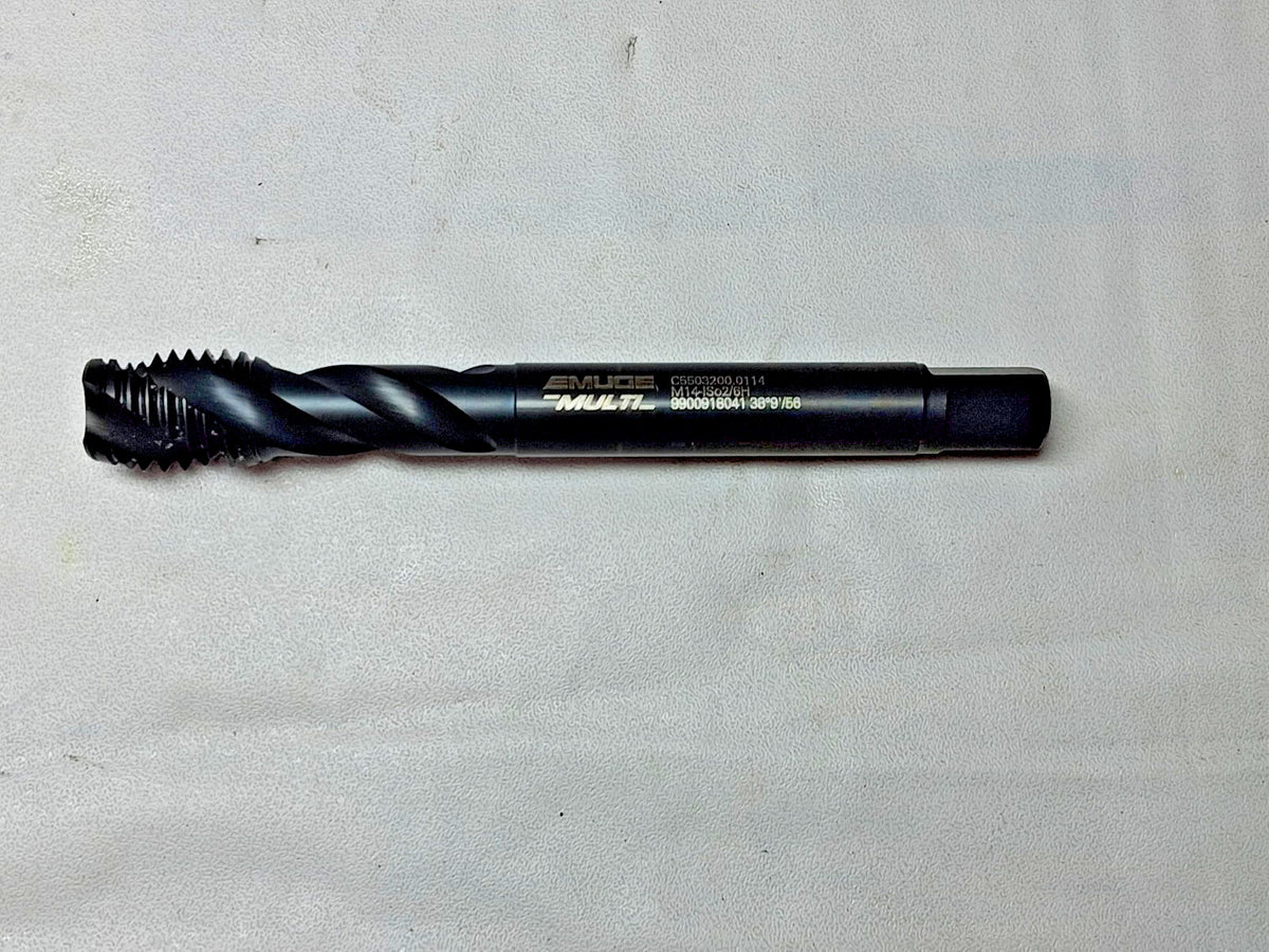 Emuge Modified Bottoming Chamfer Metric Spiral FL Tap M14x2 3Fl C5503200.0114