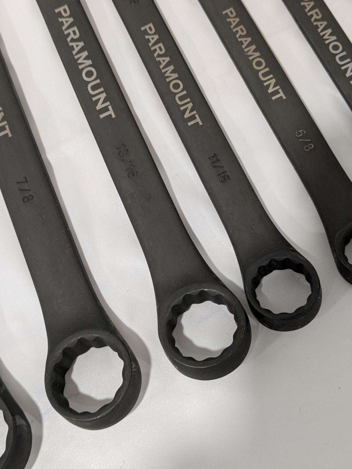 PARAMOUNT Combination Wrench Set: 13 Pc, 3/8 in - 1-1/4" 022-14SSET INCOMPLETE