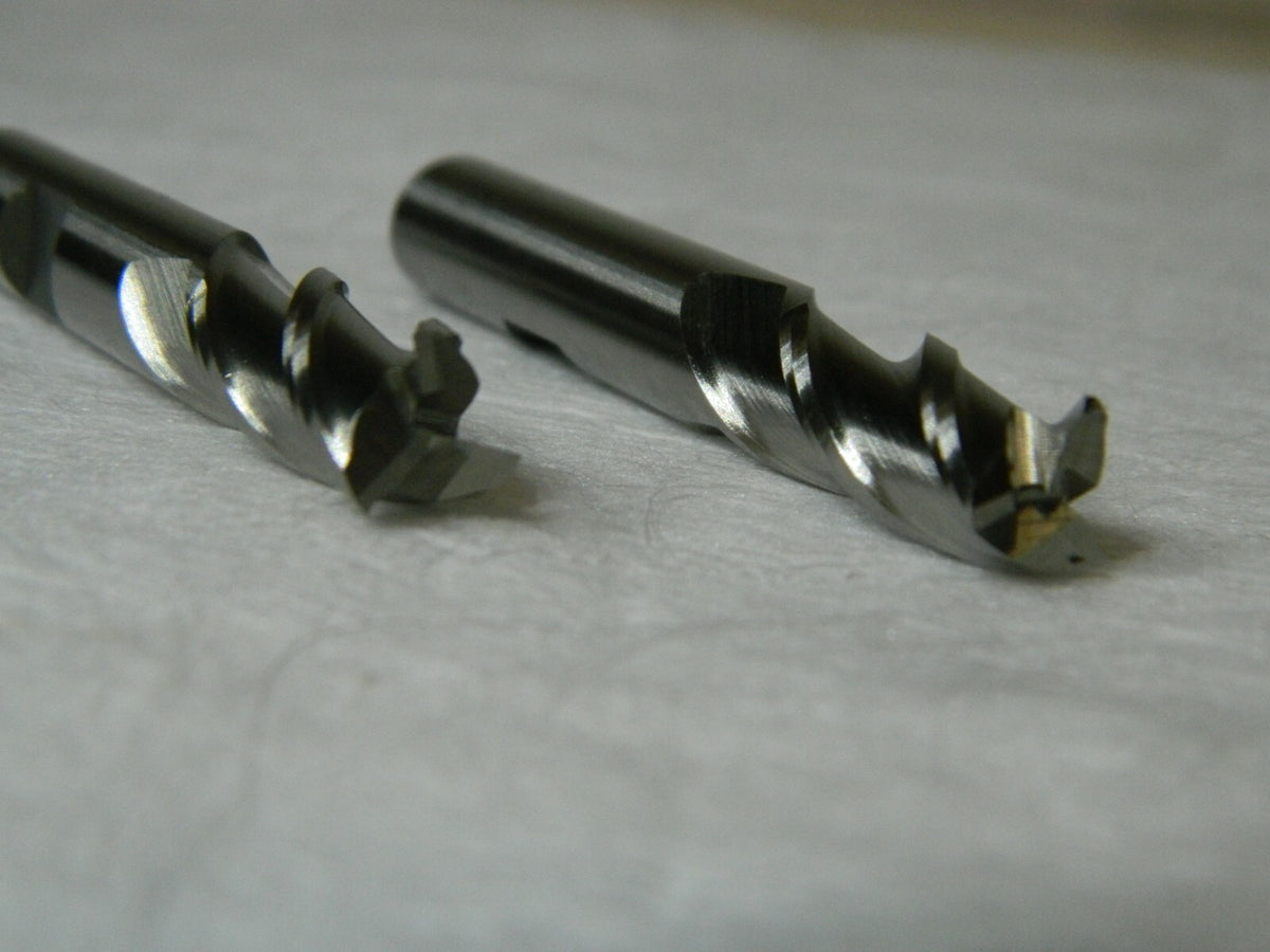 Interstate Cobalt Roughing Square End Mill 3/8" Dia 3/4" LOC 3 FL Qty 2 01898246