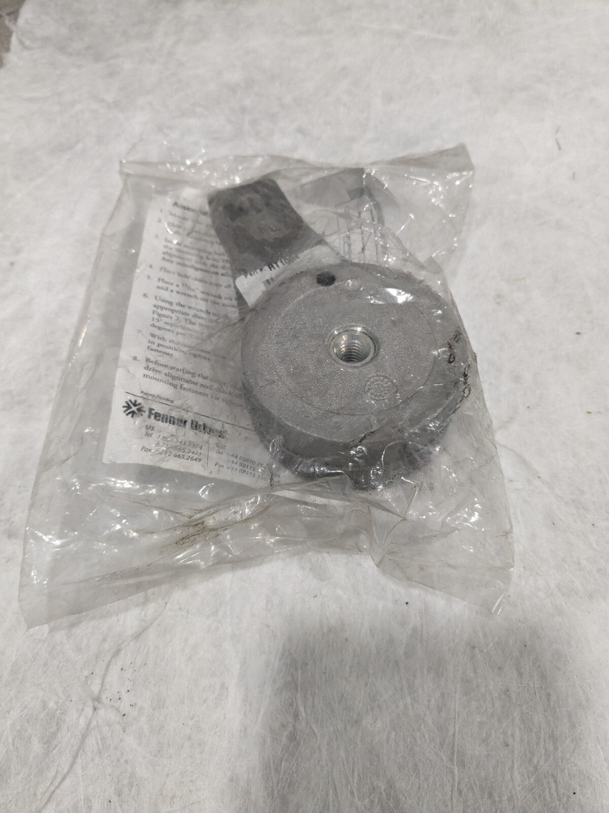 Fenner Aluminum Rotary Tensioner, Max Force 45lbs, Min Force 20lbs RT1004