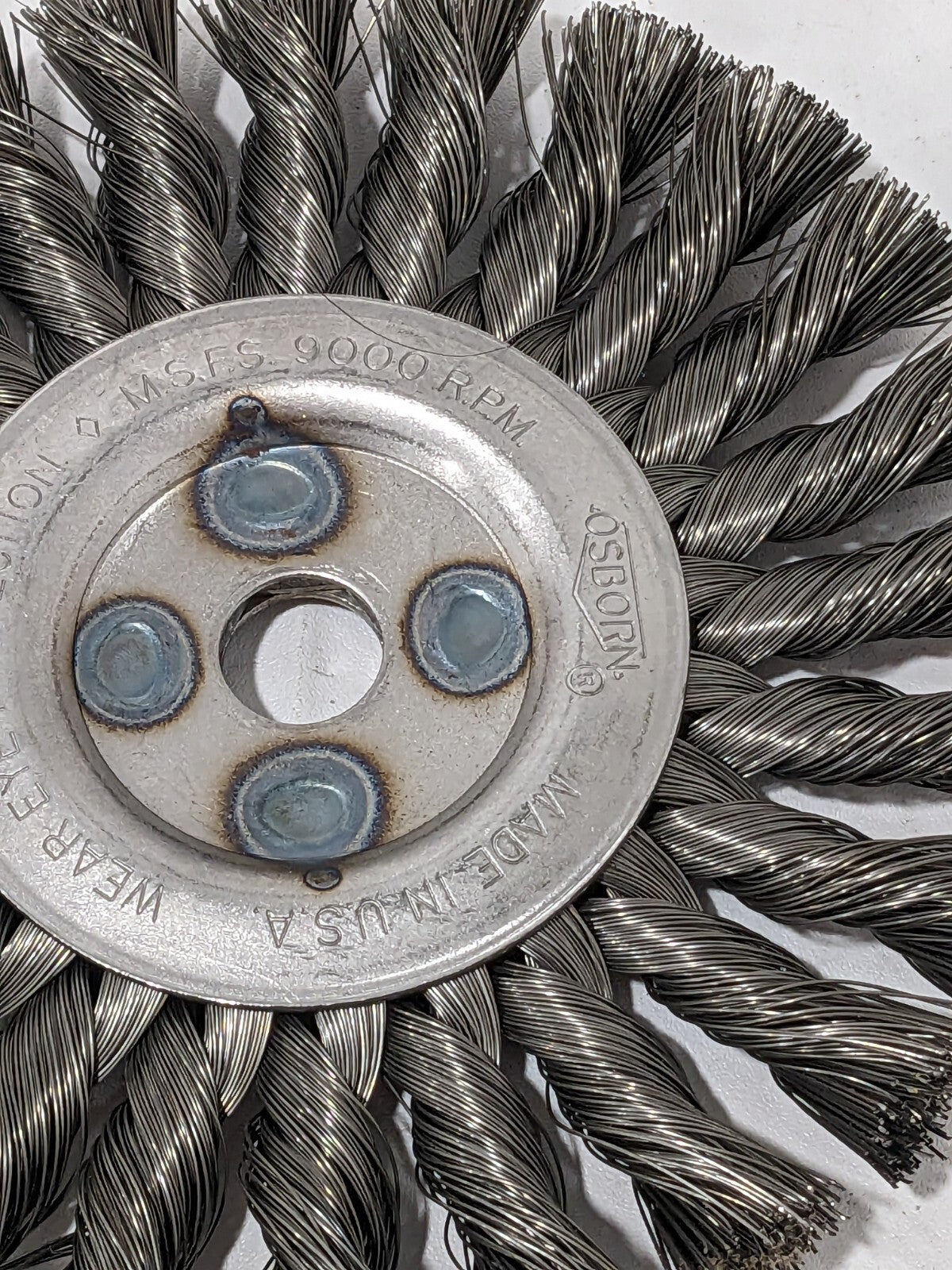OSBORN Wheel Brush: 6" Wheel Dia, 1/2" Face Width 0002675800