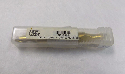 OSG Square End Mill Cobalt 17/64" x 9/16" x 3/8" x 3-1/8" 2FL 5226405