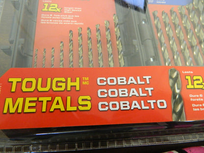 MIBRO cobalt HSS Drill Bit Set 17pc 492470