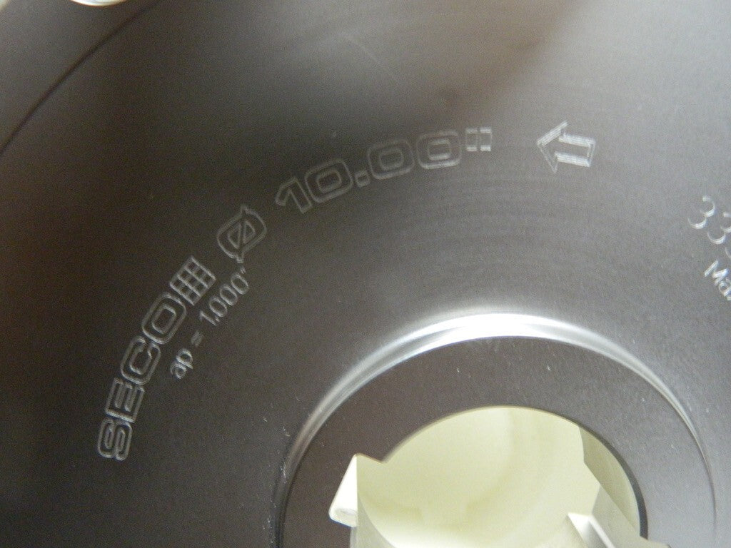 Seco Indexable Slotting Cutter 1" Cutting Width, 10" Cutter Dia 02788036