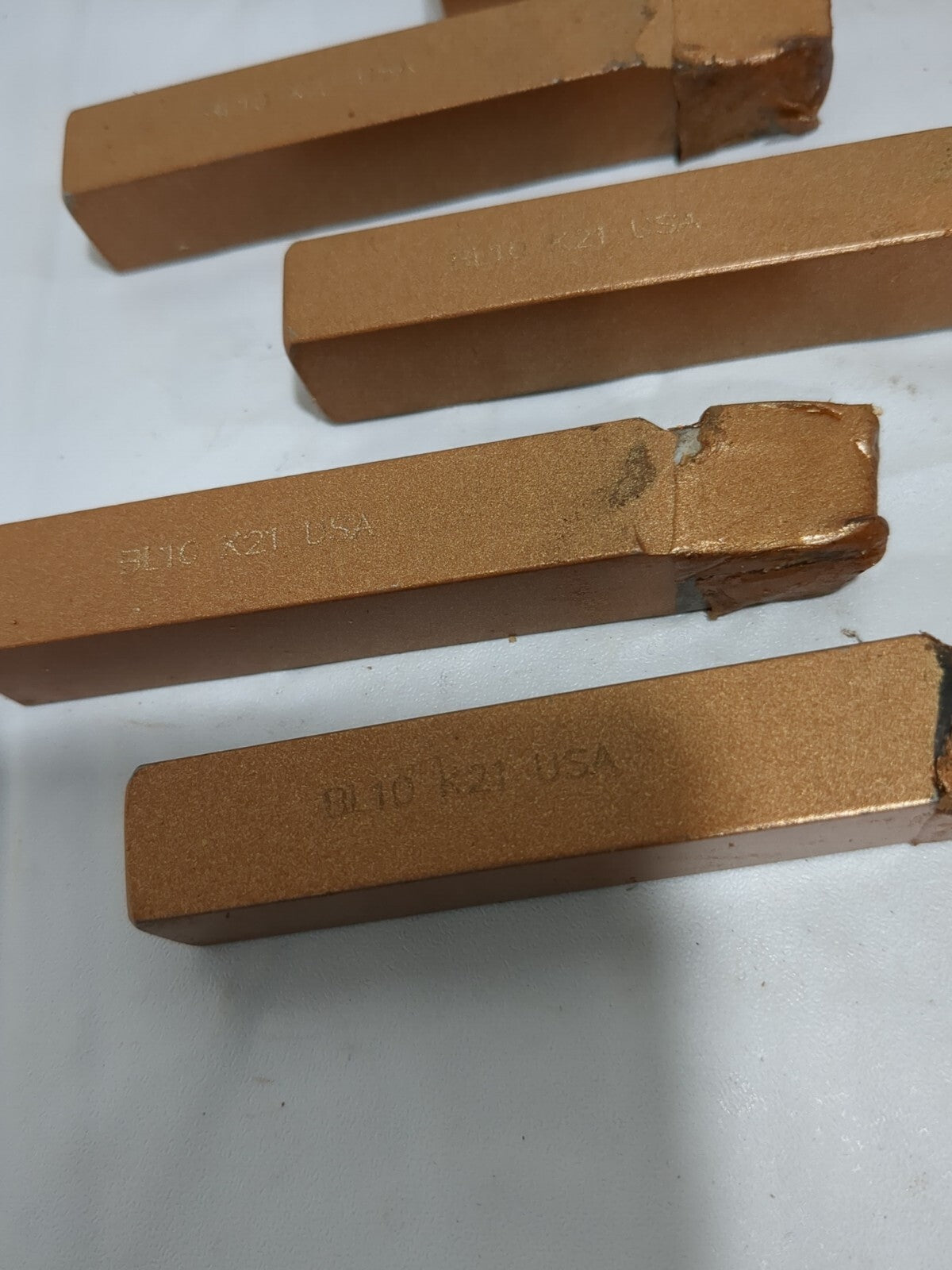 Single-Point Tool Bit 7pk: BL-10, 5/8" Shank Height, K21 Solid Carbide 4713