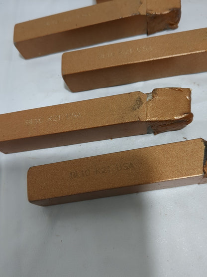 Single-Point Tool Bit 7pk: BL-10, 5/8" Shank Height, K21 Solid Carbide 4713