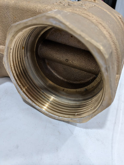 LEGEND VALVE Gate Valve: Non-Rising Stem, 3" Pipe, Threaded, Bronze 104-510
