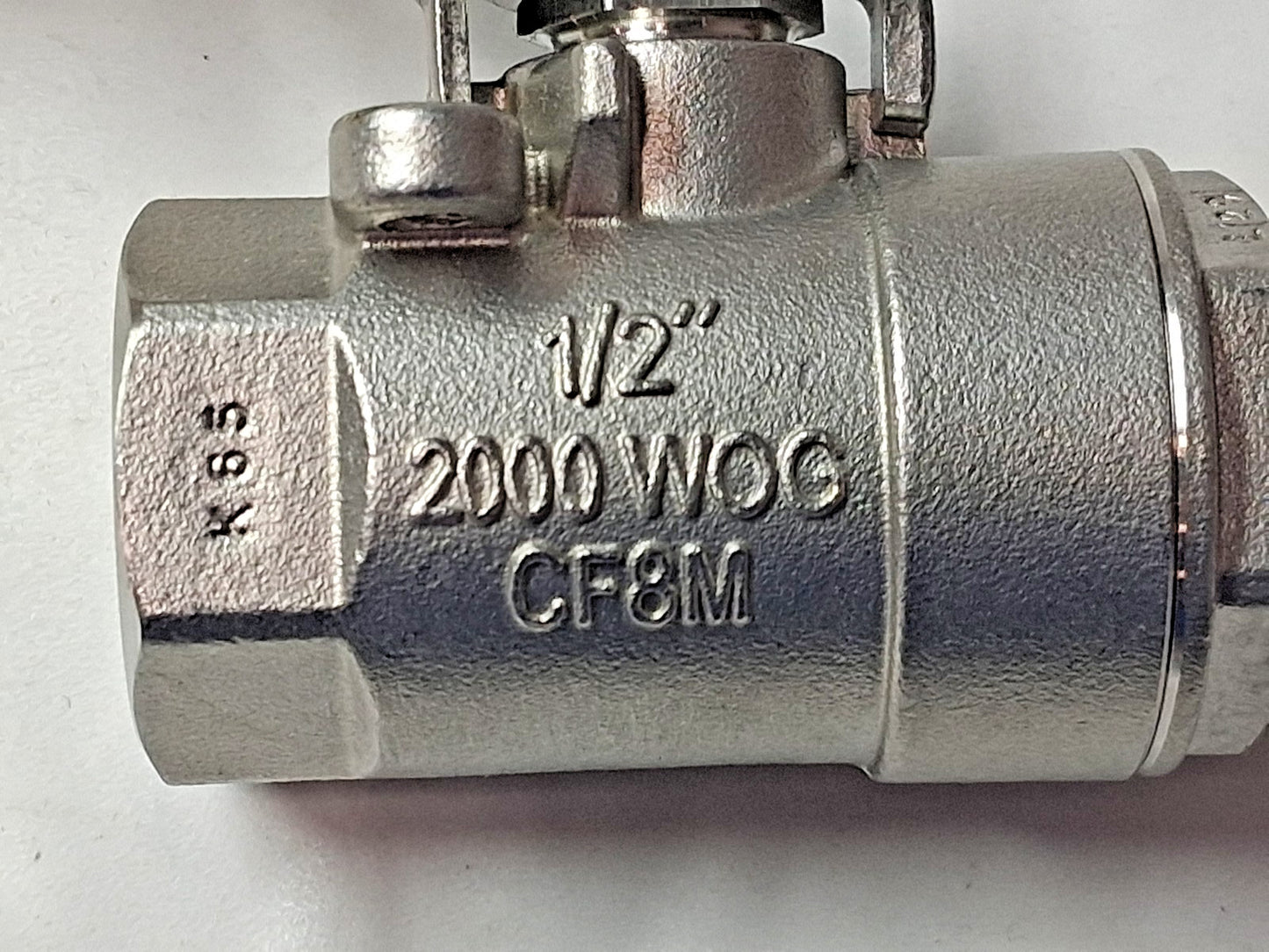 Parker Standard Manual Ball Valve 1/2" Pipe Full Port XVP502SS-8