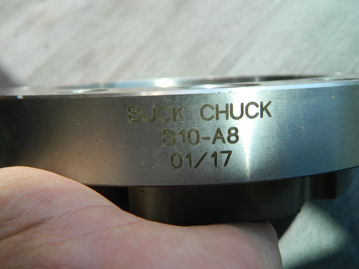 BUCK CHUCK COMPANY Lathe Chuck Adapter Back Plate: 10 Chuck for Self-Centering