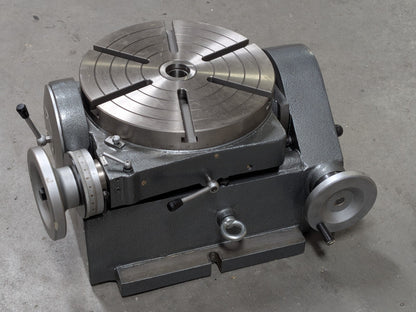 Phase II Precision Tilting Rotary Table 12" Diameter 4MT Center Taper 222-4