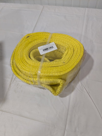 Lift-All Web Sling, Flat Eye And Eye, 9 Ft L, 4 In W, Nylon EE2804NFX9