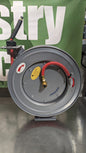 PRO-SOURCE Hose Reel with Hose 3/8" ID x 50' Spring Retract 300 psi Damaged