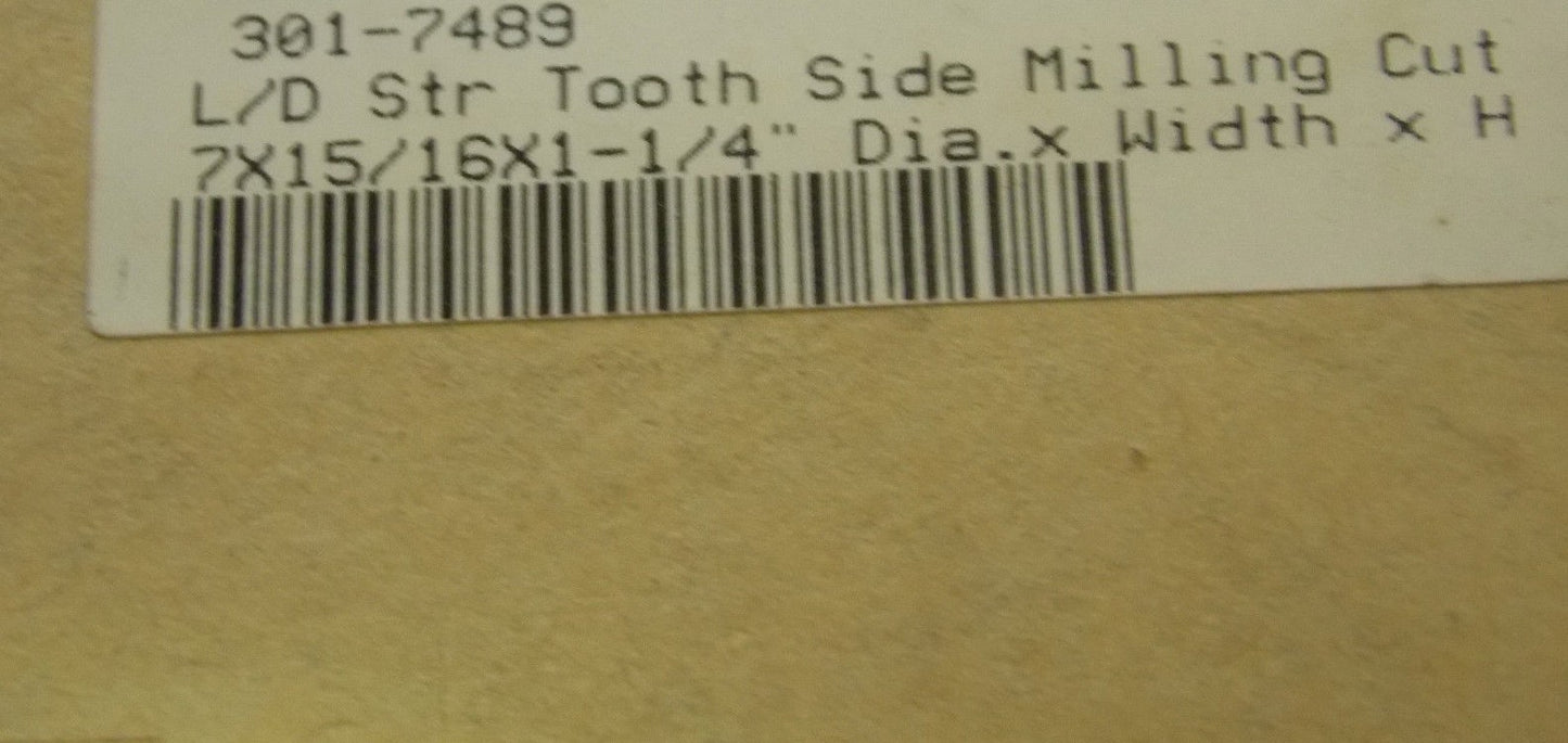 Side Milling Cutter 7" x 15/16" x 1-1/4" HSS 28T #3017489