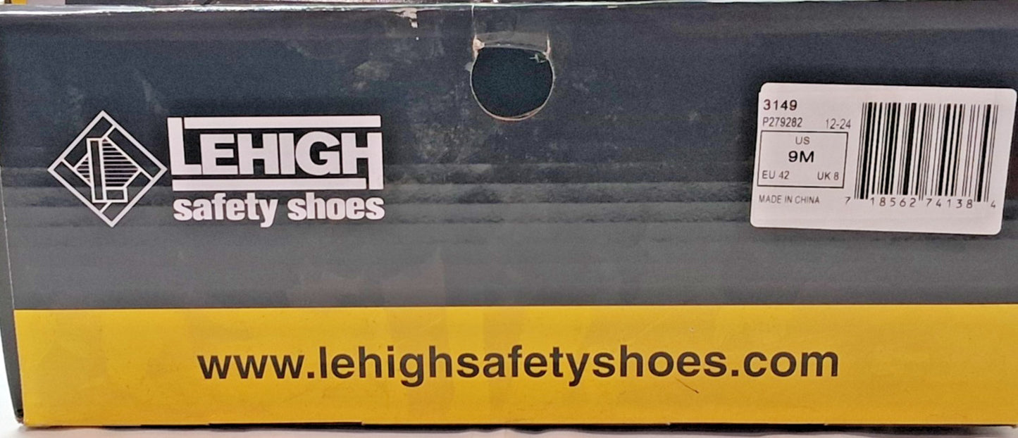 Lehigh Dielectric Waterproof Rubber Work Boots Steel Toe Unisex Size9M 3149