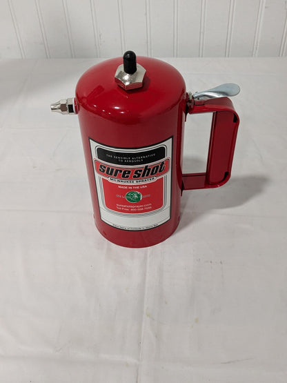 Sure Shot 1 Quart Enameled Steel Sprayer, Red A1000R